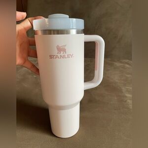 Authentic Pink Stanley Mug Cup 40 oz - lightly used, no straw